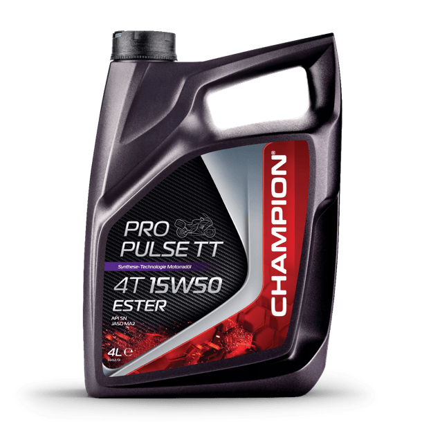 CHAMPION® Aceite de motor Pro Pulse TT 4T 15W-50 Ester - 4 litros