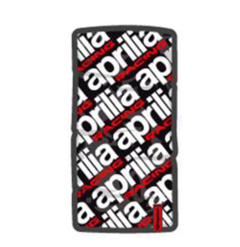 Aprilia pañuelo negro rojo blanco