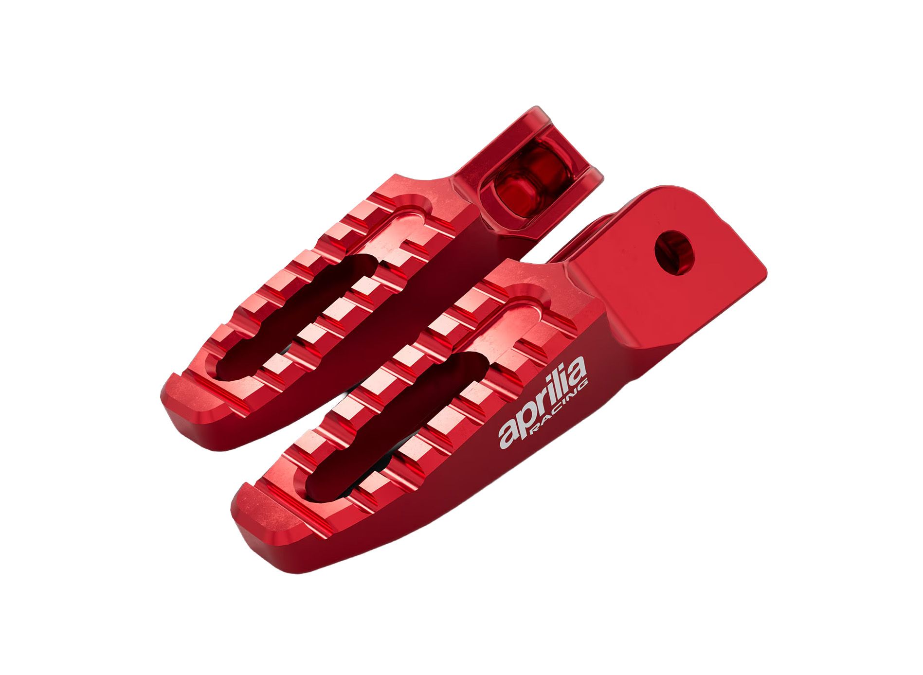 Estriberas aluminio rojo para Aprilia RS 660 /Factory / Tuono 600 Factory (25-)
