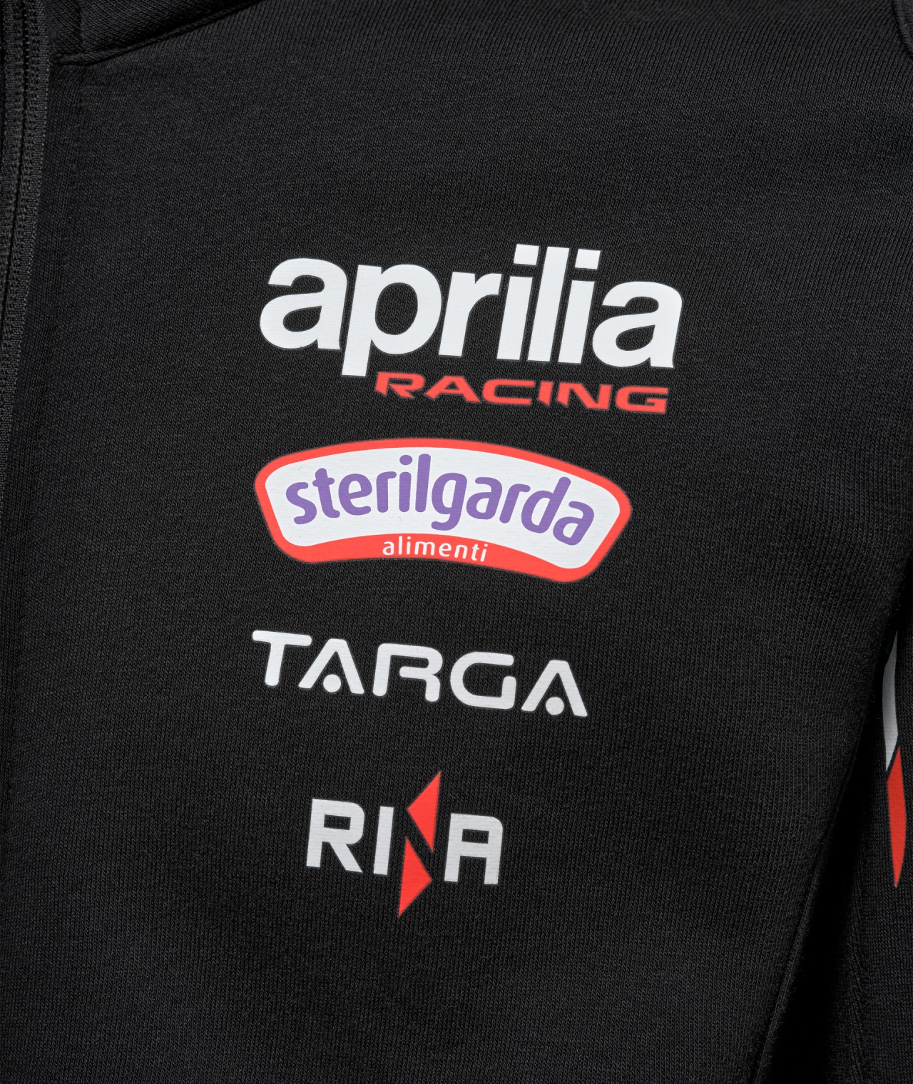 Chaqueta softshell Aprilia Racing Team Replica 2026 para hombre, negra