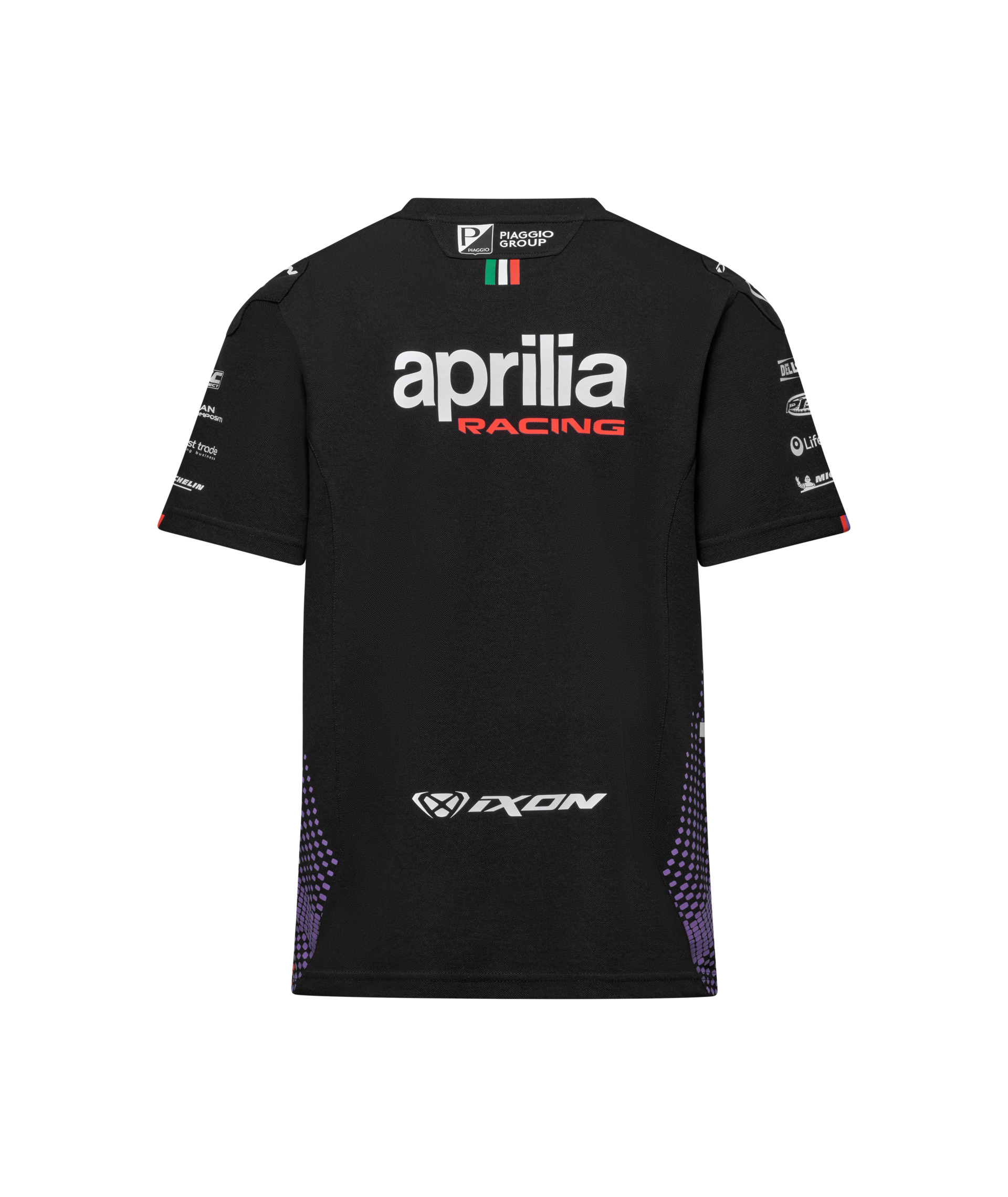 Camiseta Aprilia Racing Team Replica 2026 para hombre, negra