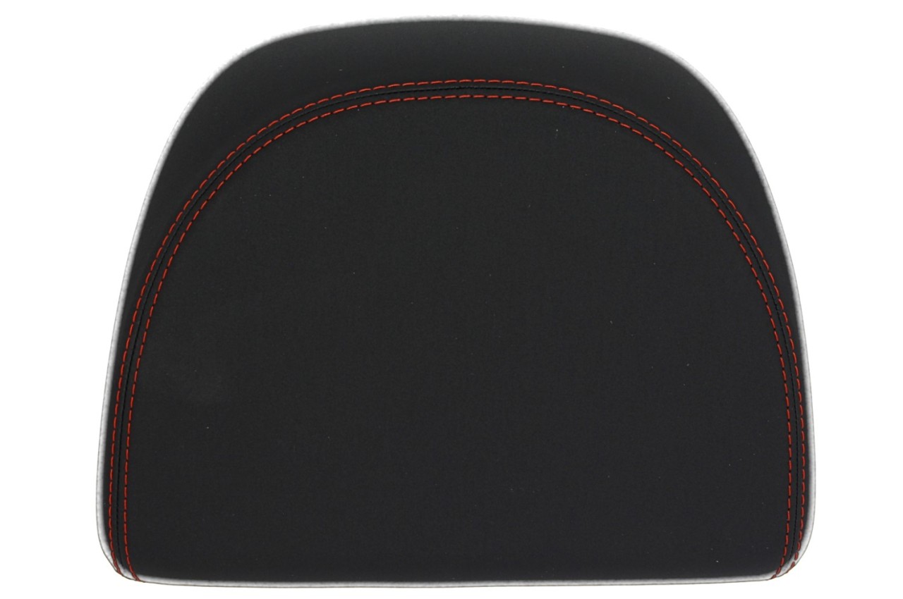 Cojín de respaldo antracita con costuras rojas para Topsase Aprilia SR GT 125 / 200