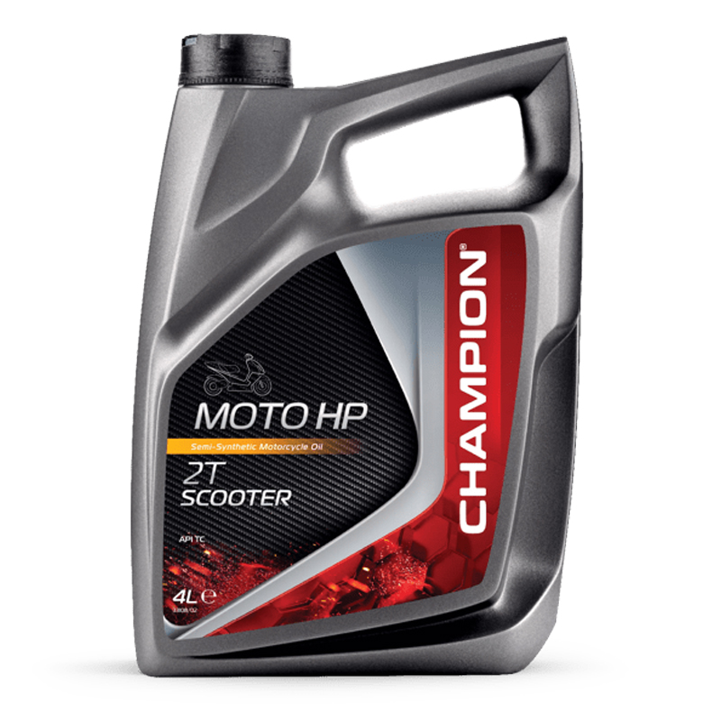 CHAMPION® Moto HP Aceite para motor de scooter de 2 tiempos - 4 litros
