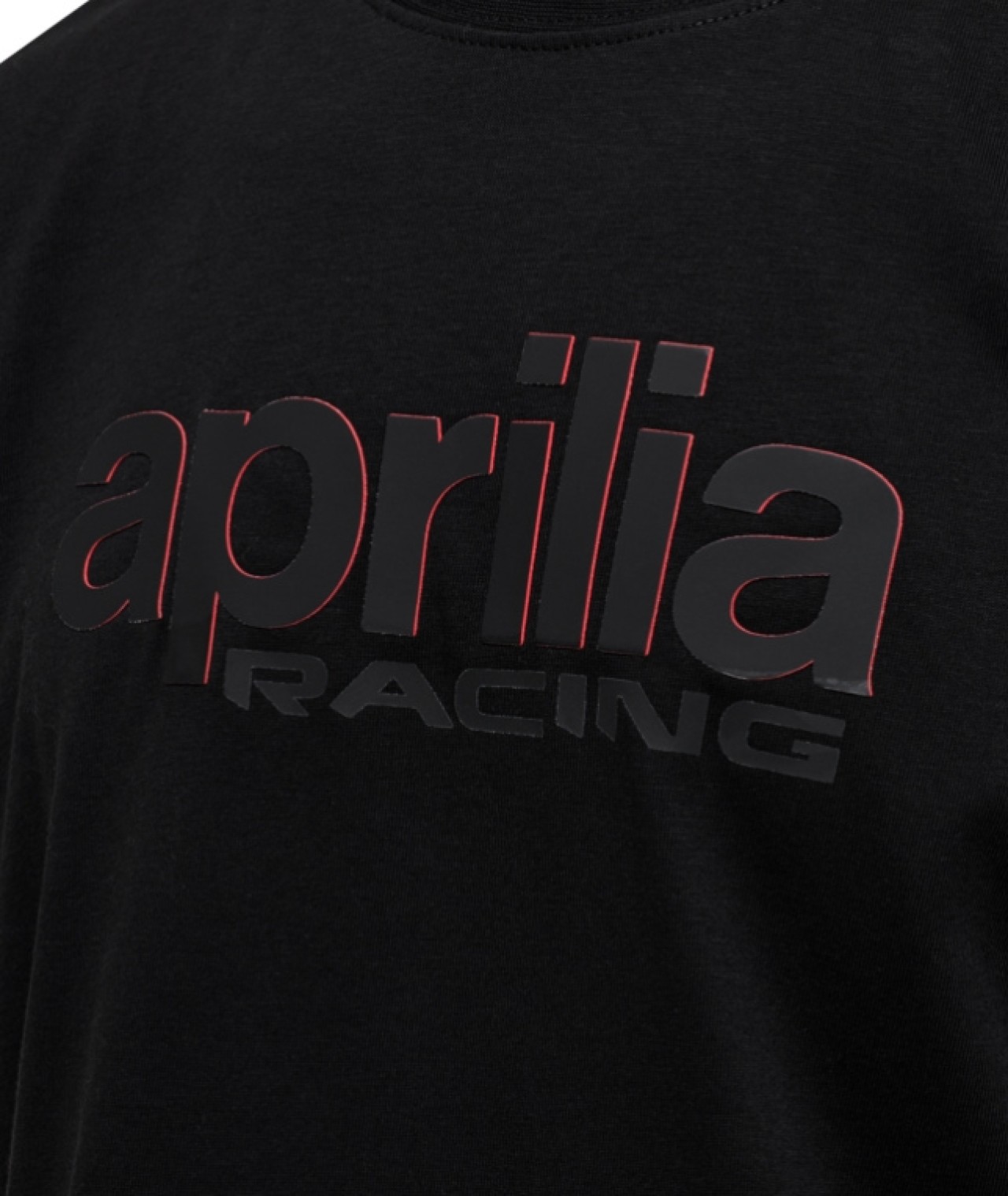 Camiseta Aprilia Racing Hombre negra