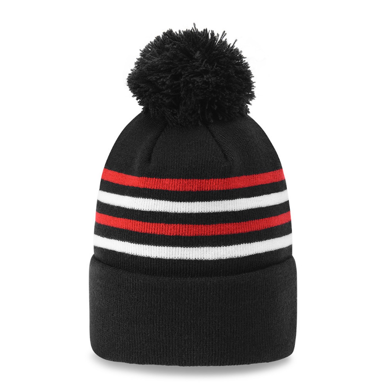 Gorra de punto Aprilia NEW ERA negra, roja y blanca