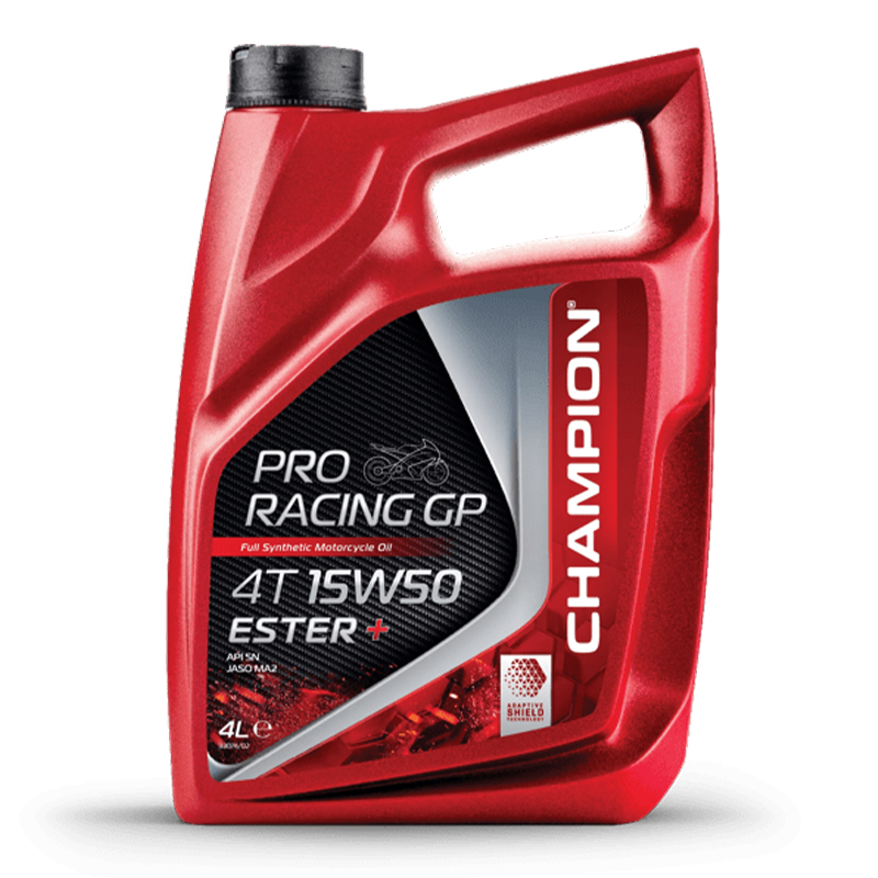 CAMPEÓN® Proracing GP 4T 15W-50 ESTER + Aceite de motor totalmente sintético - 4 litros - Aprilia Dorsoduro (2